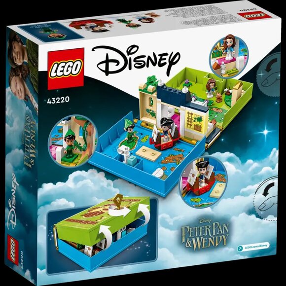 RETIRED Disney LEGO: Peter Pan & Wendy's Storybook Adventure (43220) NEW - Picture 2 of 9